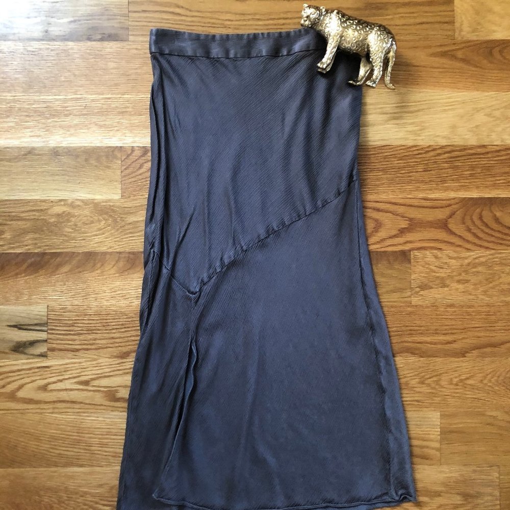 Anthro Hutch Bias Satin Skirt - Picture 5 of 7